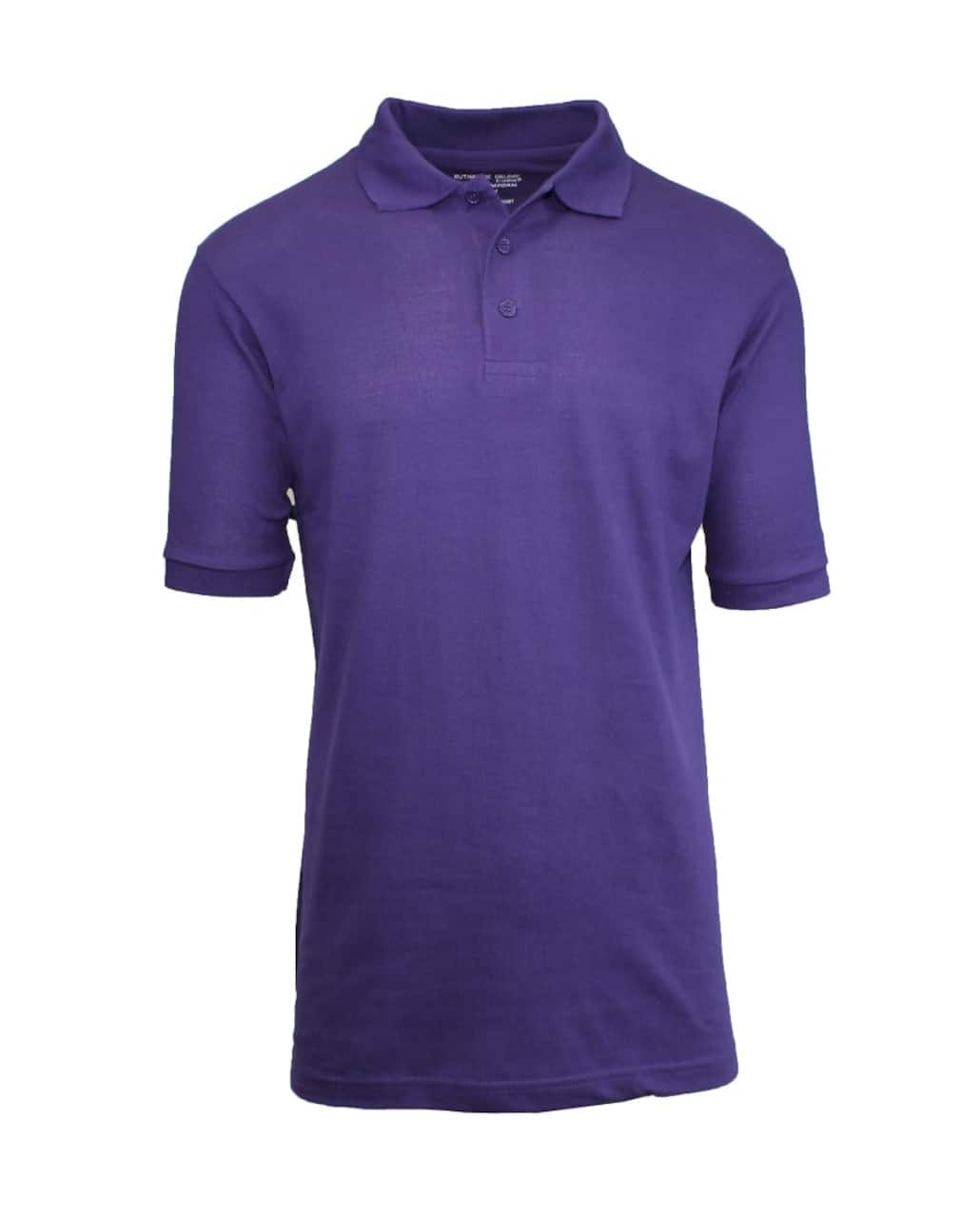 Galaxy By Harvic School Uniform Short Sleeve Men's Pique Polo Shirt